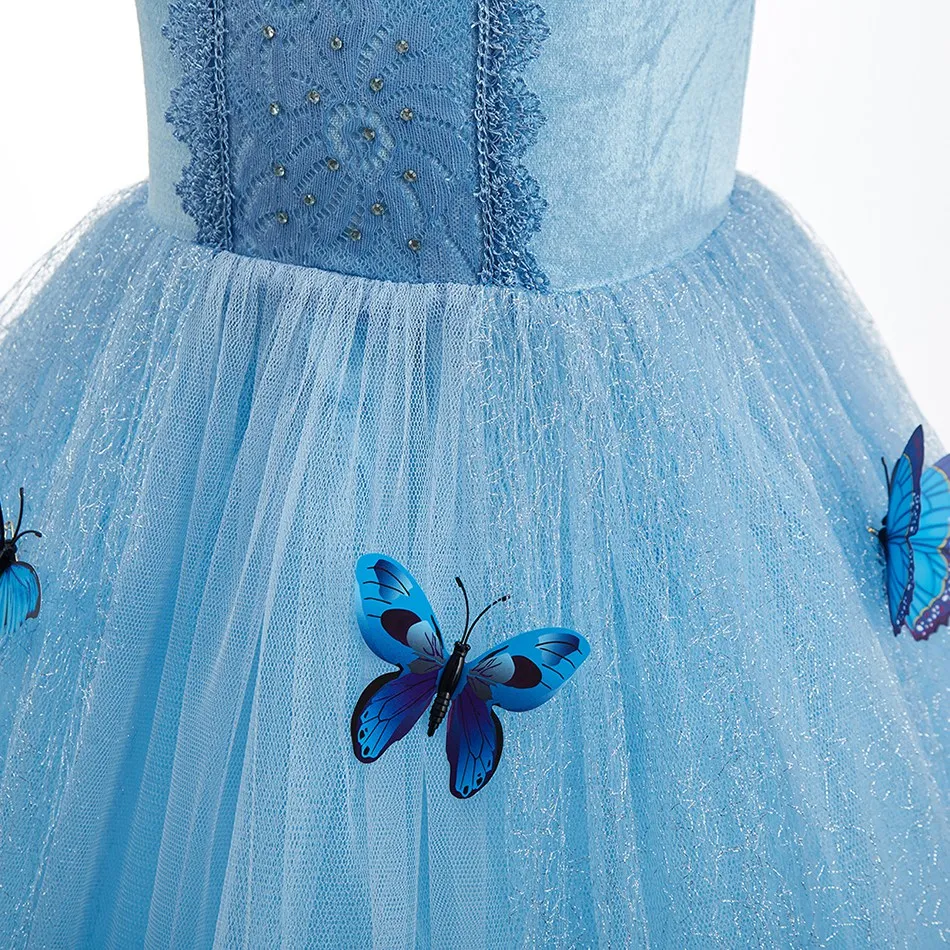 Girl Cinderella Dress Children Summer Christmas Fancy Clothes Kids Birthday  Ruffle Cosplay Costume Princess Performance Disguise - AliExpress 1501