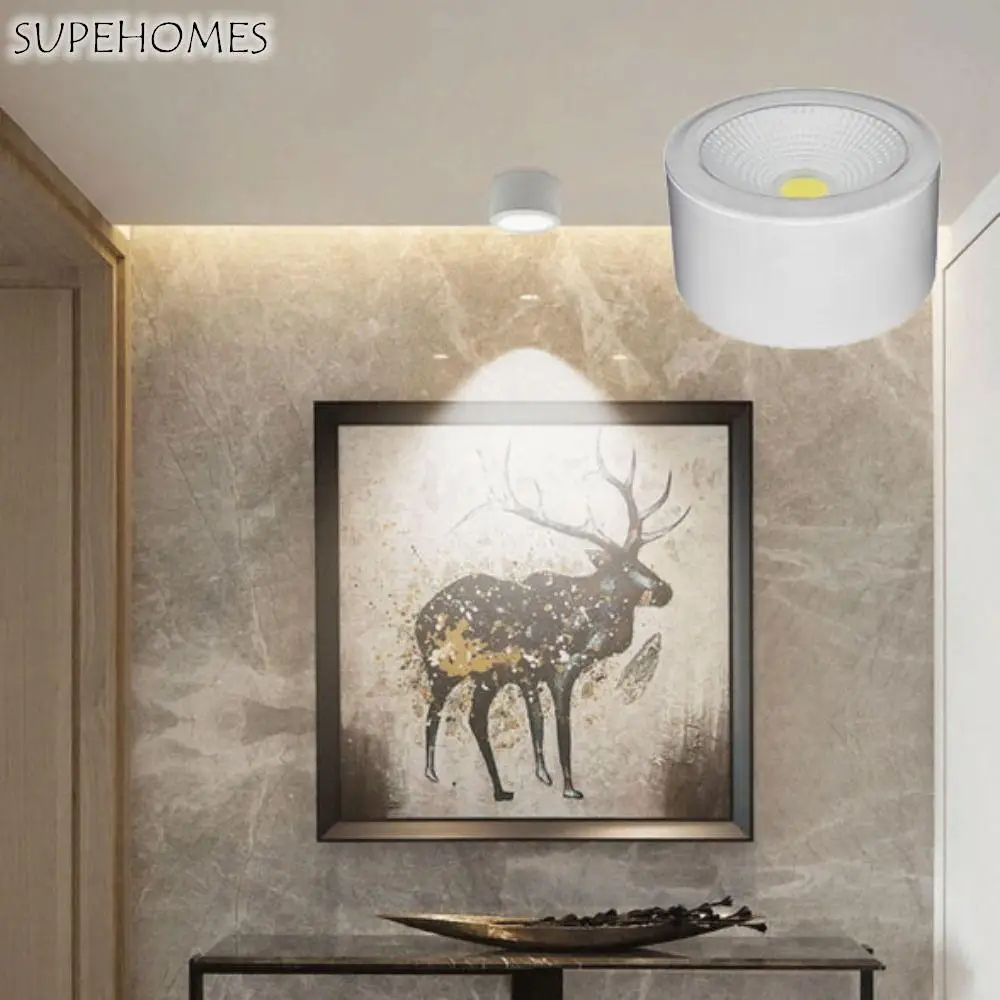 

Ultra Bright Surface Mounted LED Downlight Anti Glare Aluminum Surface Dimmable LED Downlight High Quality Spotlight Design