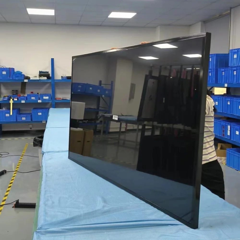 

Fhd 55 Inch Wd55Od-M2 Screen Ultra-Narrow Bezel Aluminum Backsplash 2000 Nits Lcd Screen Panel For Window Facing Display