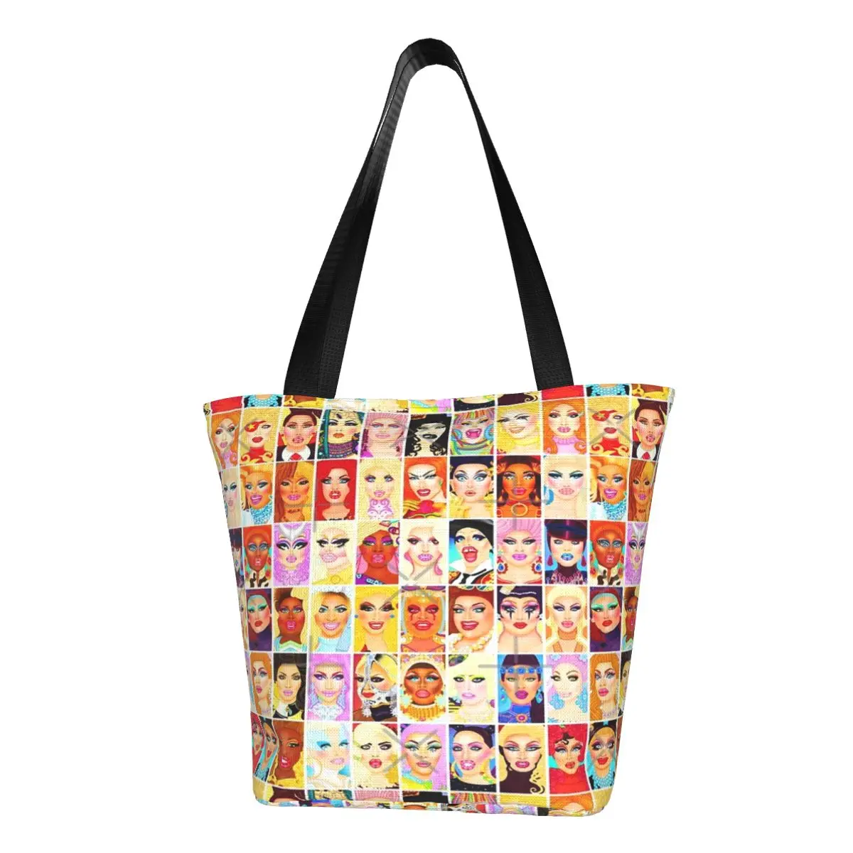 DRAG QUEEN ROYALTY Casual Shoulder Tote Shopping Bag Large Capacity Wider Handloom For Fitness Birthday Gift