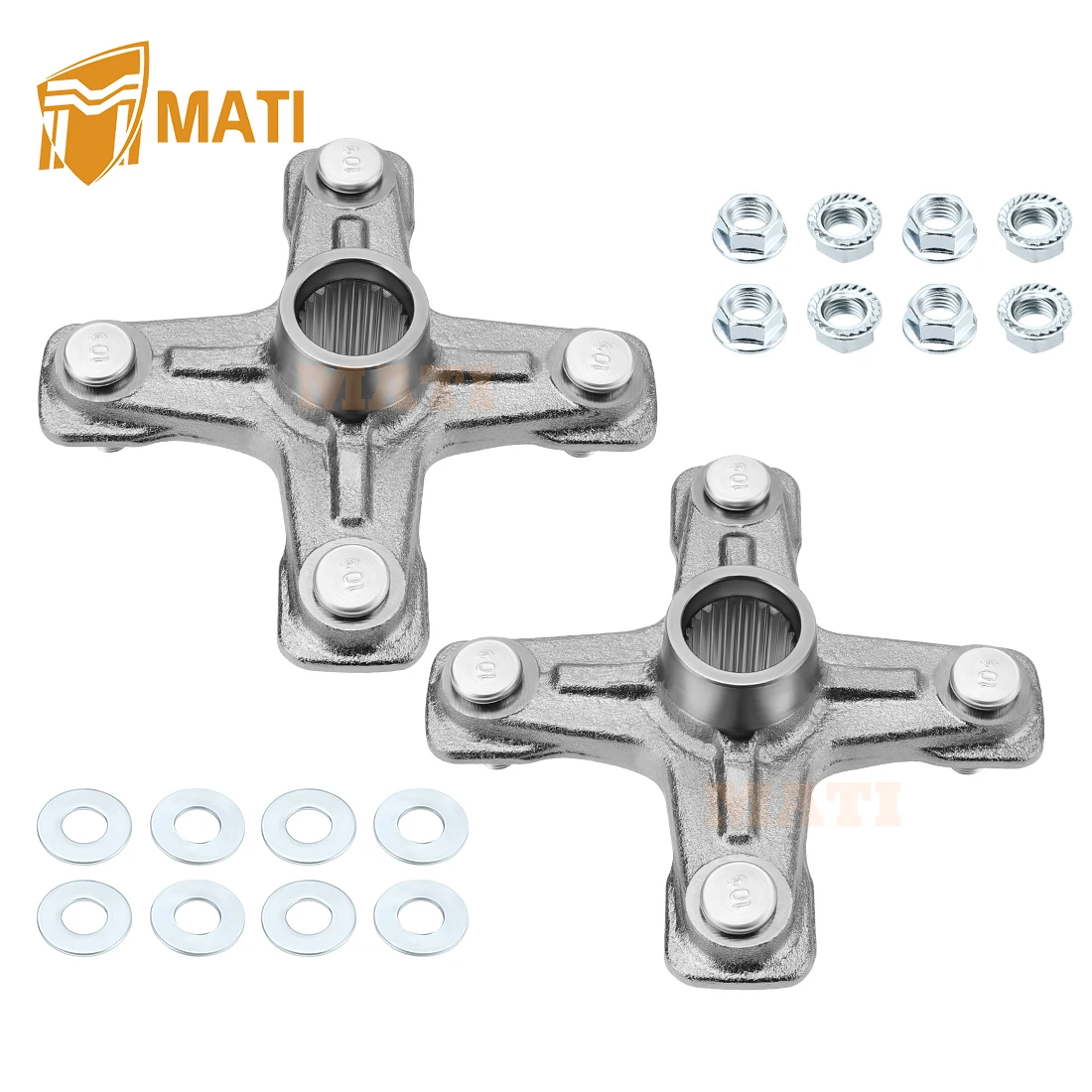 Rear Left&Right Wheel Hub Kit for Yamaha Banshee 350 Warrior 350 Raptor 700 660 350 250 YFZ450 YFZ450X 1PE-F53K0-00-00 1PE-F5383