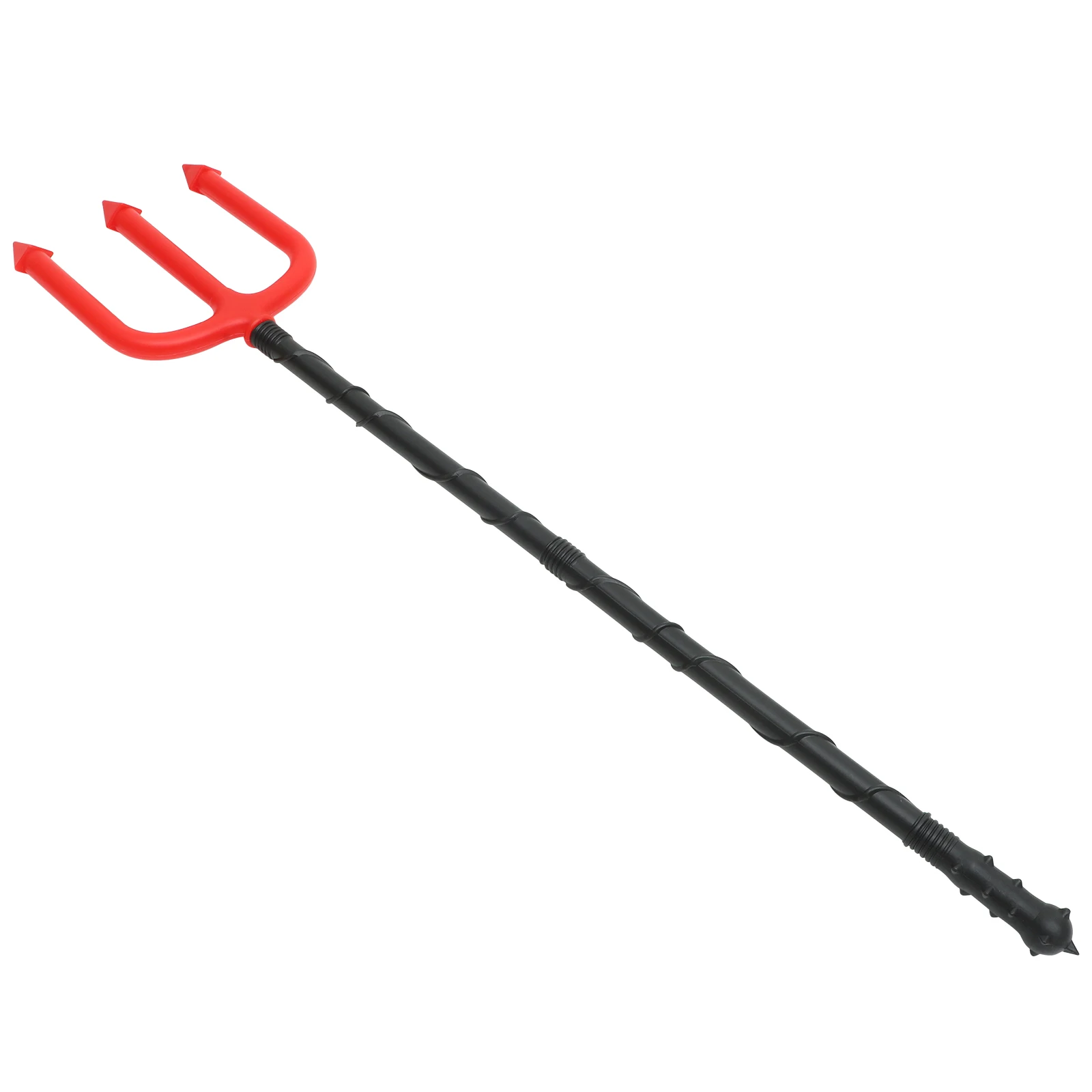 

Fork Props Halloween Decorations Demon Staff Costume Accessories Plastic Lightweight Portable Detachable Design