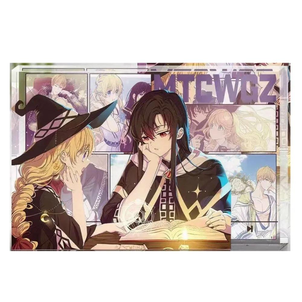 Anime Become A Princess Crystal Acrylic Brick Desktop Ornament Figure Lucas Siya Standing Sign Model Plate Fans Collection Gift