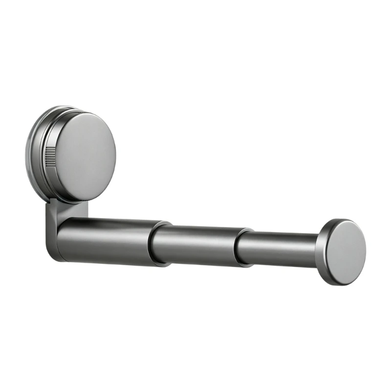 Wall Mounted Hanger Storage Rack, Suction Cup Hook Foldable Drying Rack for Bathroom Laundry Towel and Cloth
