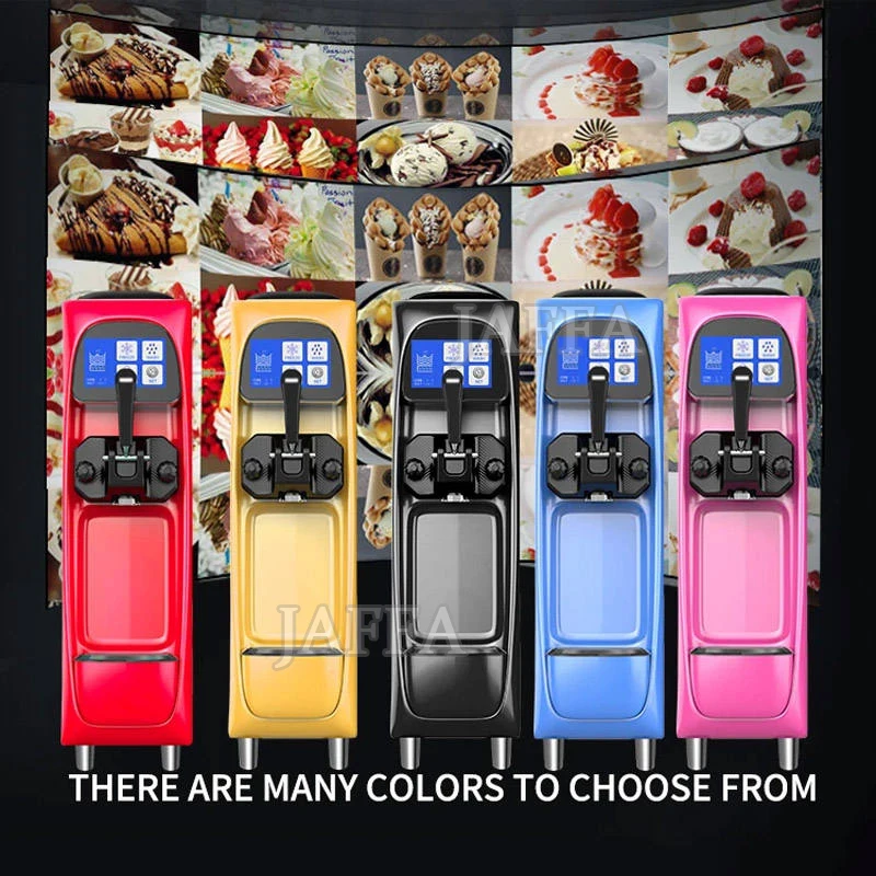 Tabletop Single Head Soft Ice Cream Machine Ice Cream Maker With Pre Cooling and Night Preservation Function