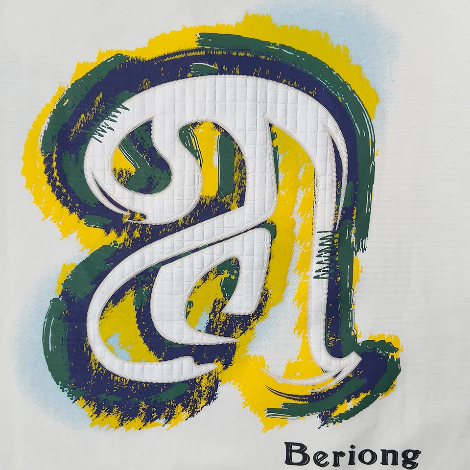 メンズ半袖綿 70% tシャツ夏 2025 新しいトレンディな文字落書きプリントルーズ Tシャツカジュアル多用途トップス服