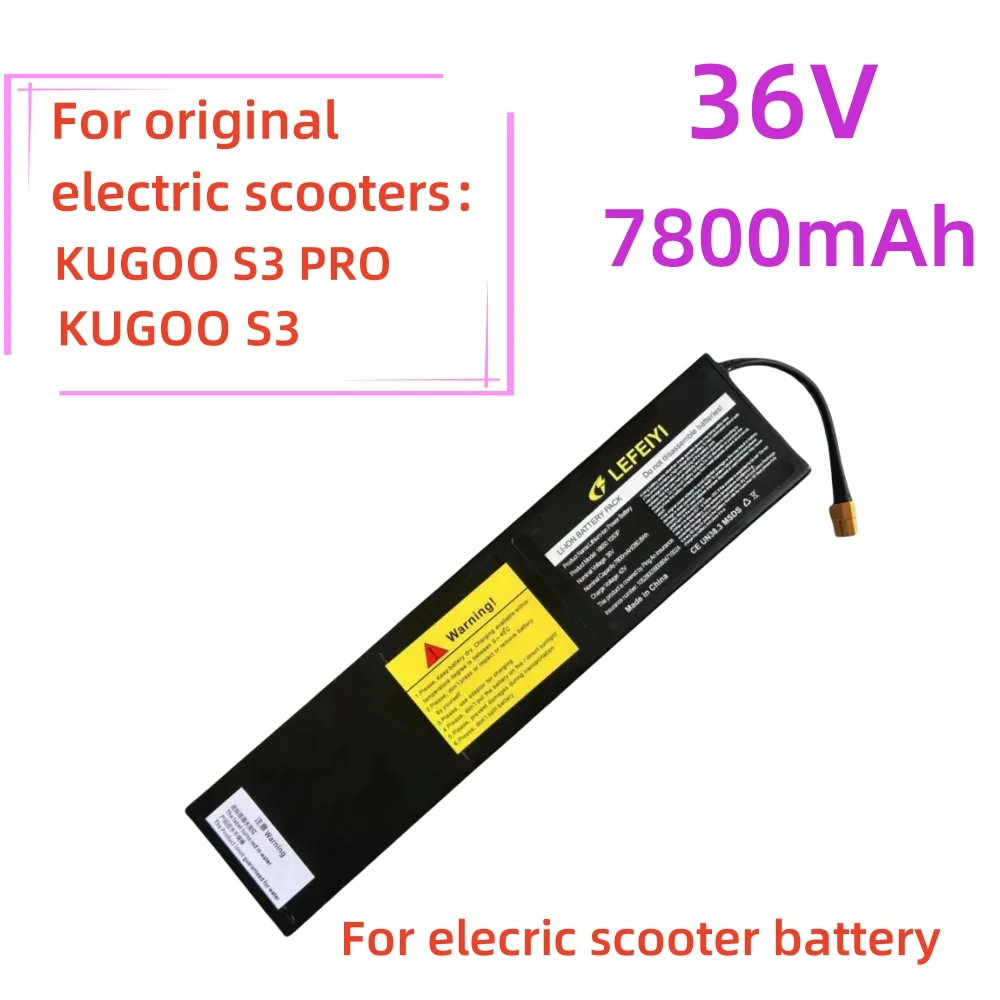 36V 7.8 Ah 100% original electric scooter battery KugooS1, S2, S3/S3 Pro 10S3P