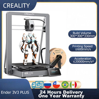 Creality Ender 3V3 PLUS 3D Printer Core XZ Motion 600mm/S Speed Auto Leveling 220*220*250mm AutoLeveling All-Metal Build Printer