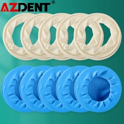 10Pcs Azdent Dental Disposable Rubber Sterile Mouth Opener Oral Cheek Expander Retractor Rubber Barrier O Type Dentistry Tools