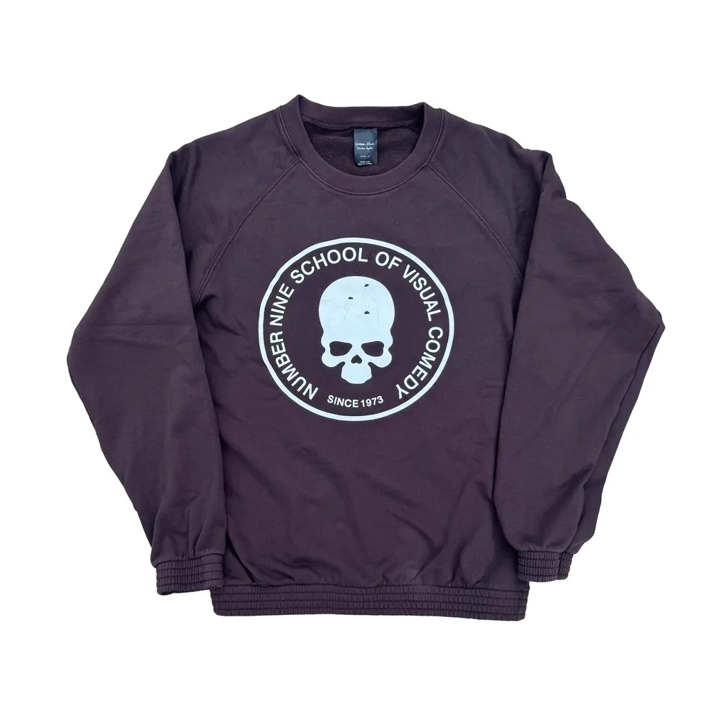 

Новый SCHOOL OF VISUAL номер девять черепа пуловеры с капюшоном толстовки с капюшоном бархатный хлопок толстый флис азиатский E110