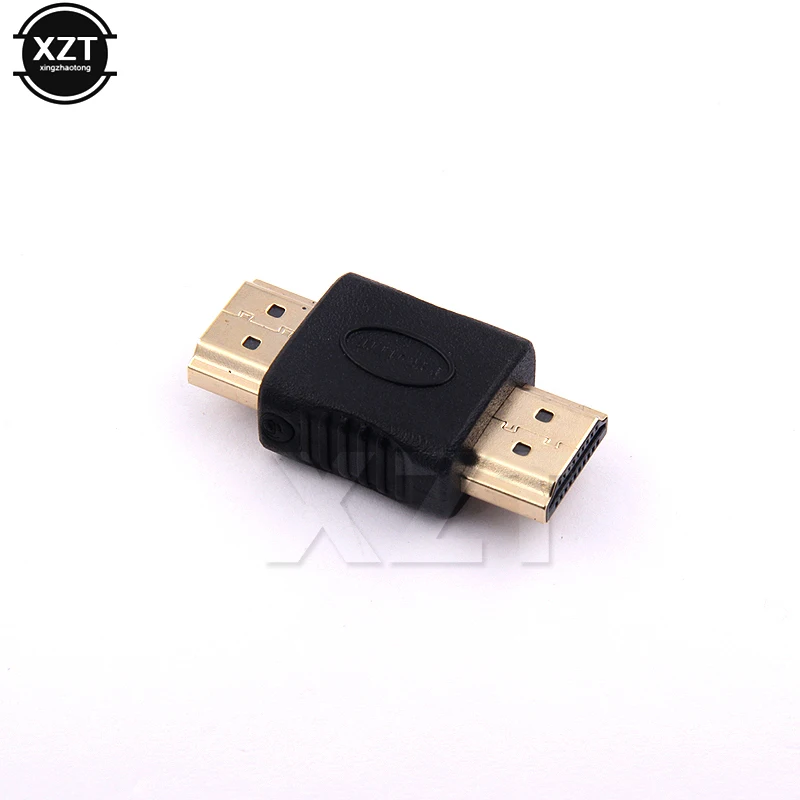 HDMI-compatible Male to Male Expansion Adapter Connector HDMI-compatible 1.4 Converter Computer TV Projector HD Converter 1080P