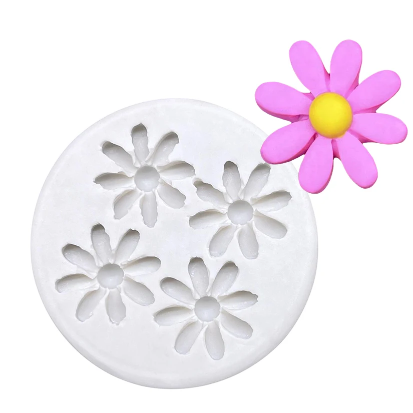 

Flower Silicone Cake Baking Mold Sugarcraft Chocolate Cupcake Resin Tools Fondant Decorating Tools