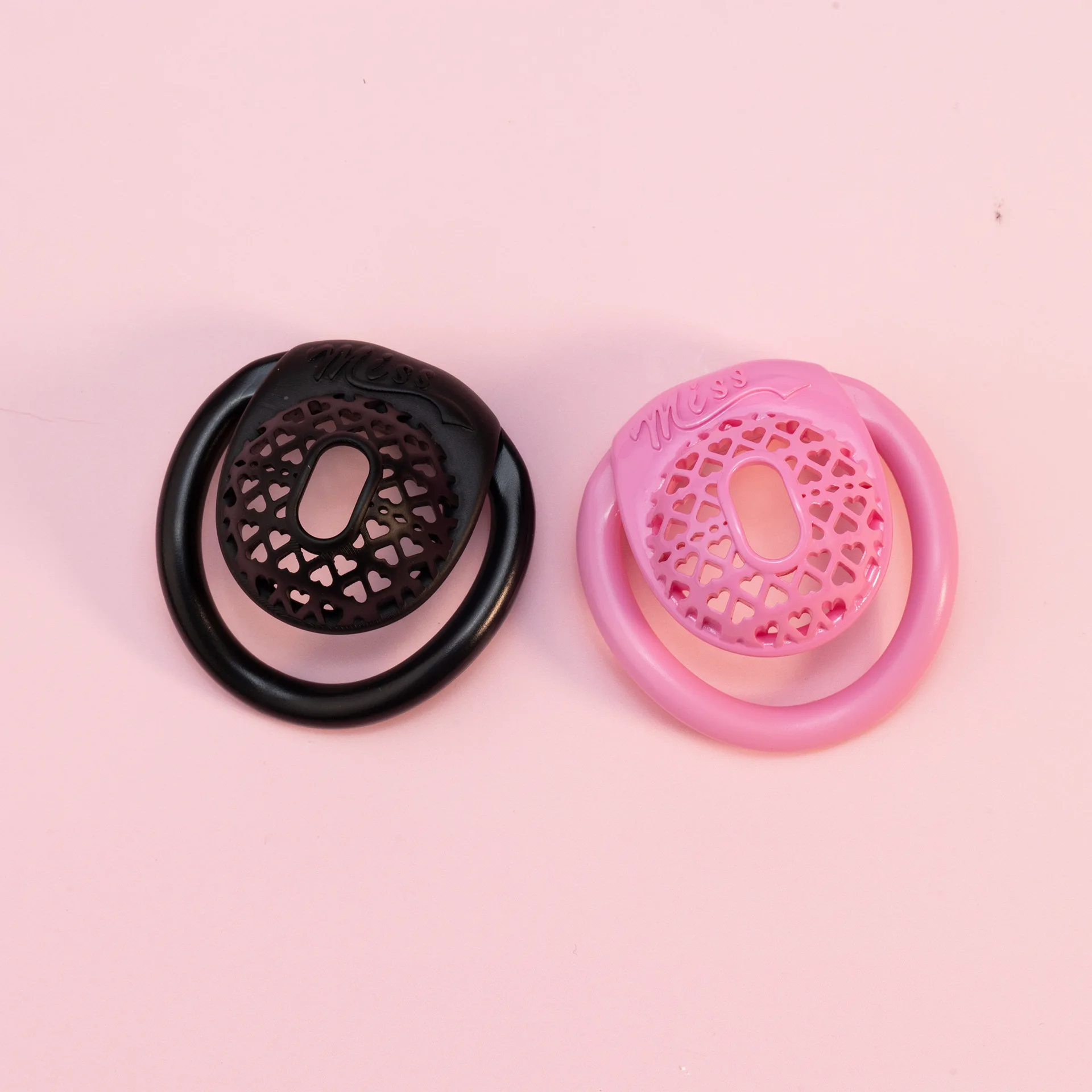 Resin Art Heart - Sissy Chastity Cage Pot Lid Chastity