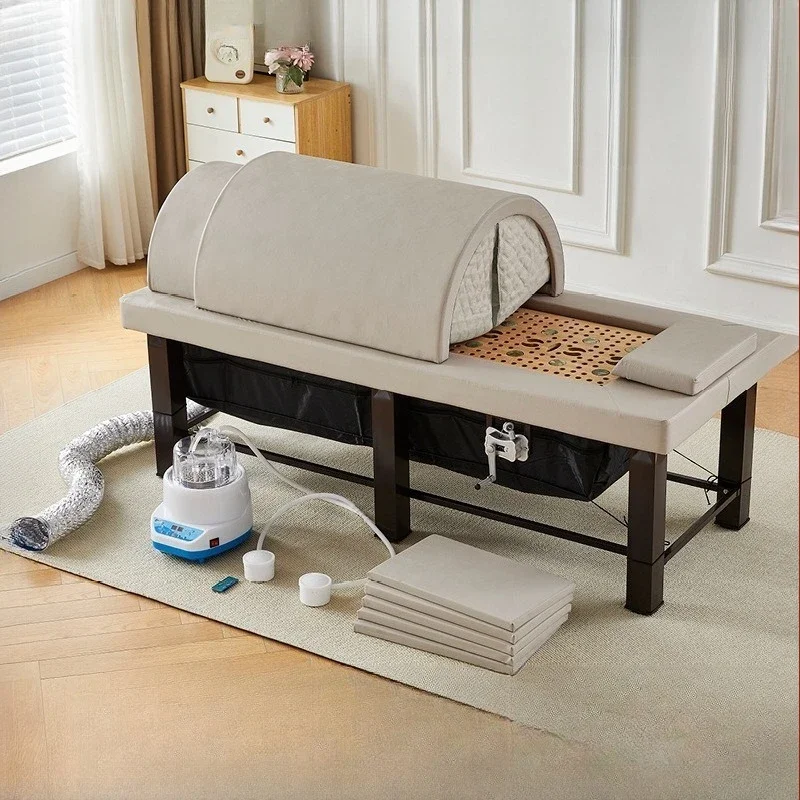 Fumigation moxibustion dual-purpose bed, household whole body, sweat steam warehouse heating steam warehouse