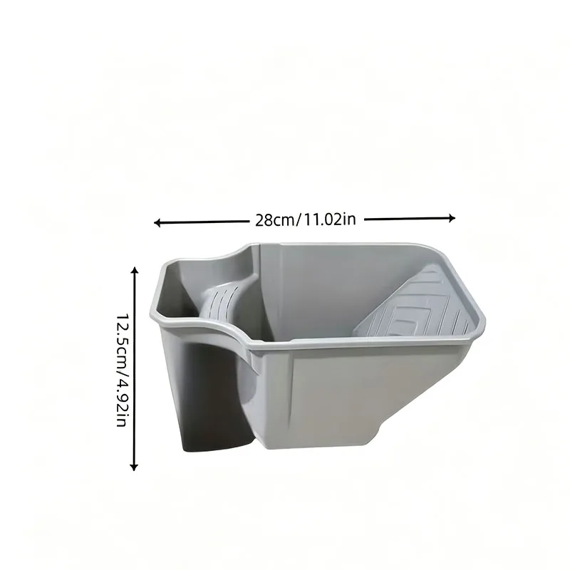Handheld Paint Tray Cup, Durable PP Plastic Paint Roller Tray for Home Wall Painting DIY Construction