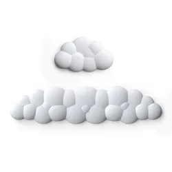 Cloud Handgelenkauflage Tastatur Memory Foam Mauspad Anti-Rutsch-Tastaturgriff Unterstützung MousePad Set Ergonomische Cloud Handgelenkstütze