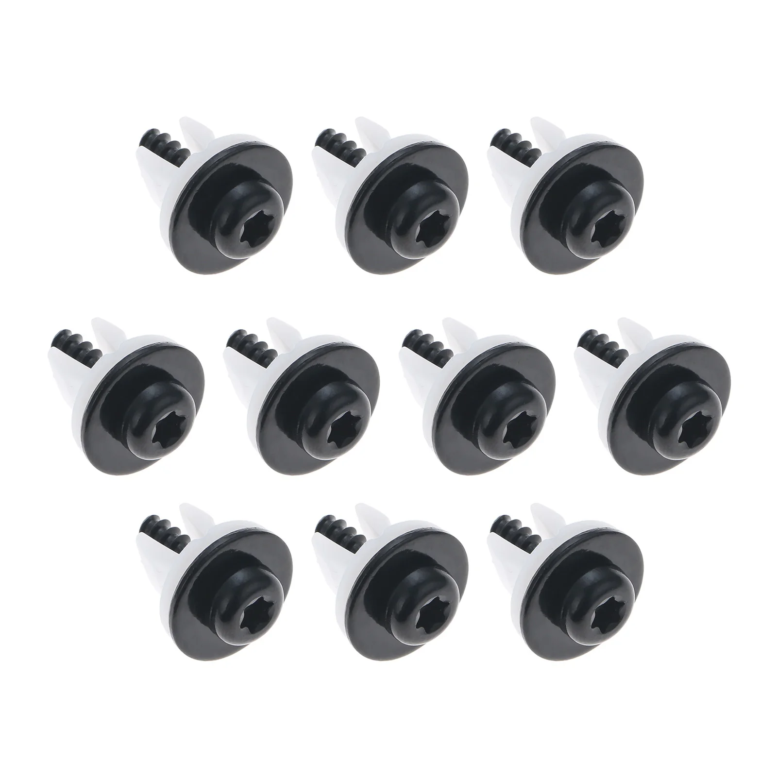 10Sets Car T30 Torx Head Under Engine Shield Screw Grommet for Ford C-Max Fusion Escape F-150 Edge Focus Mondeo Orion Sierra