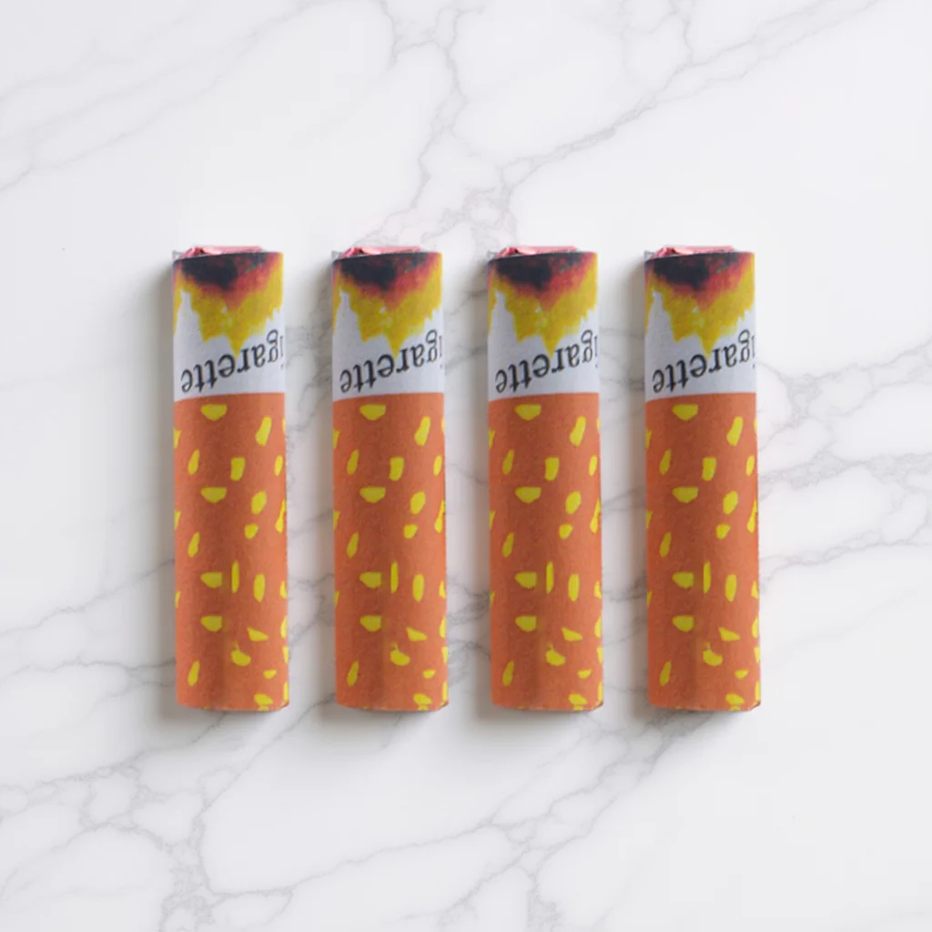 4Pcs Simulation Cigarette Realistic Puff Style for April Fools Day Halloween Party Cosplay Costume Gag Prop Novelty Accessory