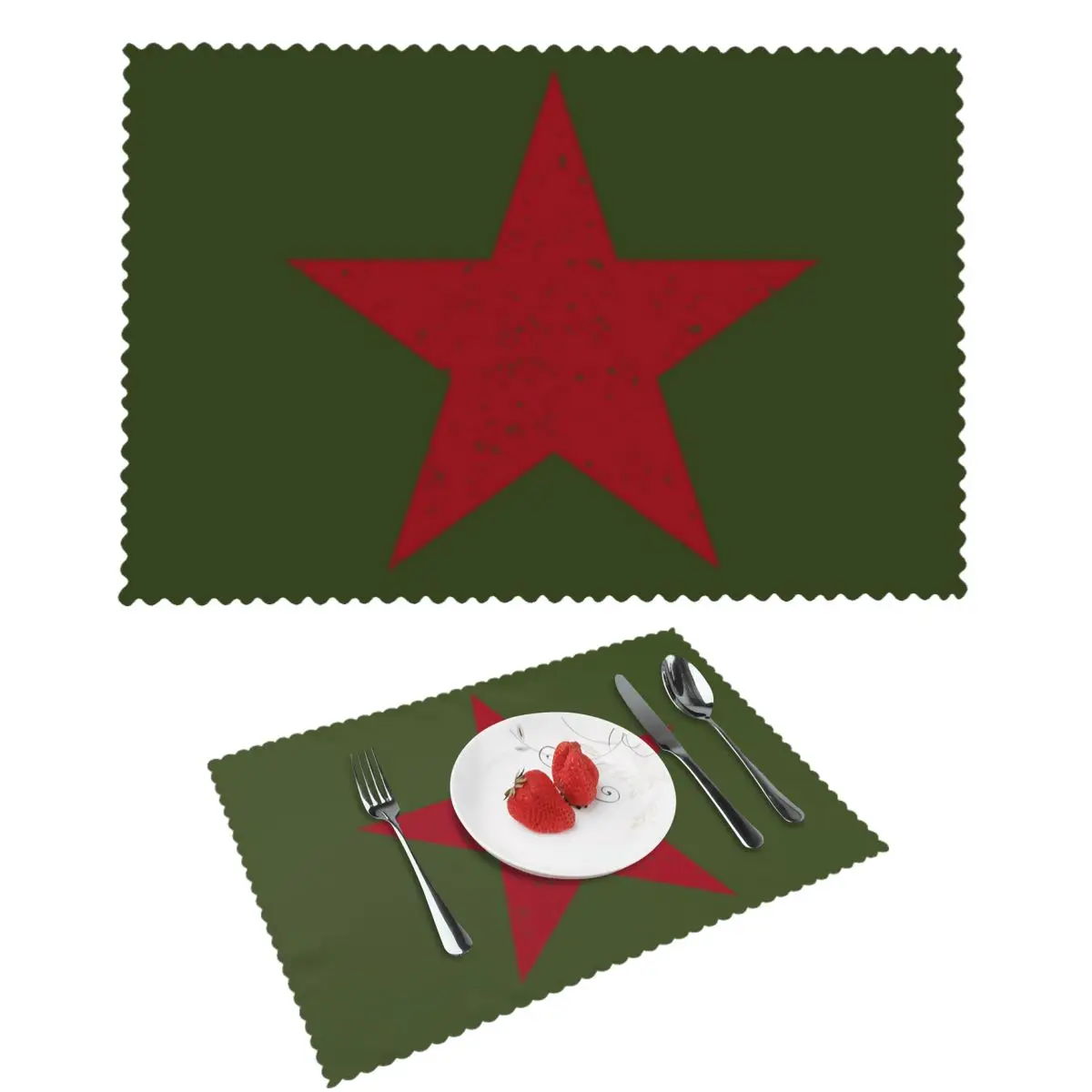 

CCCP Star-Soviet-Union USSR (13) Placemat Non-Slip Plate Mat For Dining Table Bowl Coaster Home Decor Super Absorbent Mats