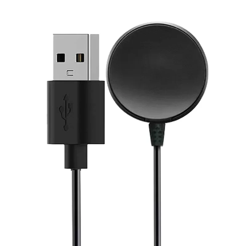 Carregador Magnético Portátil Sem Fio para Relógio com Carregamento Rápido para Samsung Galaxy 8 8Classic 7 6 5 Pro/5/4 Classic/3 Porta USB-A