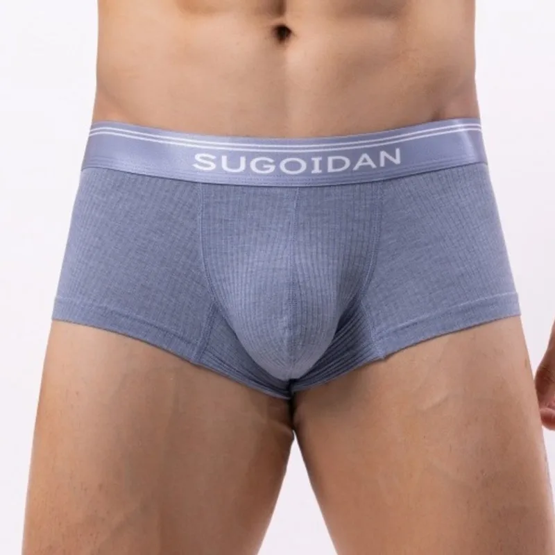 

Mens Modal Underwear Breathable Eco Friendly Boxer Shorts U Convex Pouch Bulge Low Rise Moisture Wicking Ropa Interior Ecologica