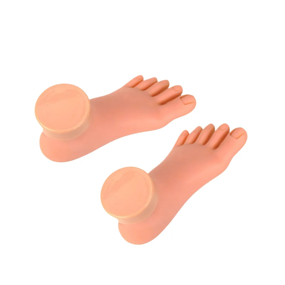 Practice Foot for Pedicures Practice Foot for Acrylic Nails Nail Foot Mannequin Foot for Pedicure Nail Left Foot