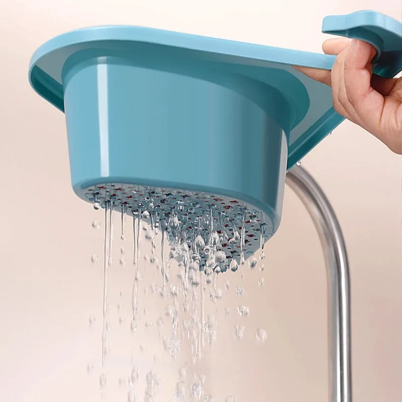 Kitchen Sink Drainage Basket Swan Drainage Rack Suspended Faucet Tripod Trash Filter Fruit & Vegetable Sink Filter Rack