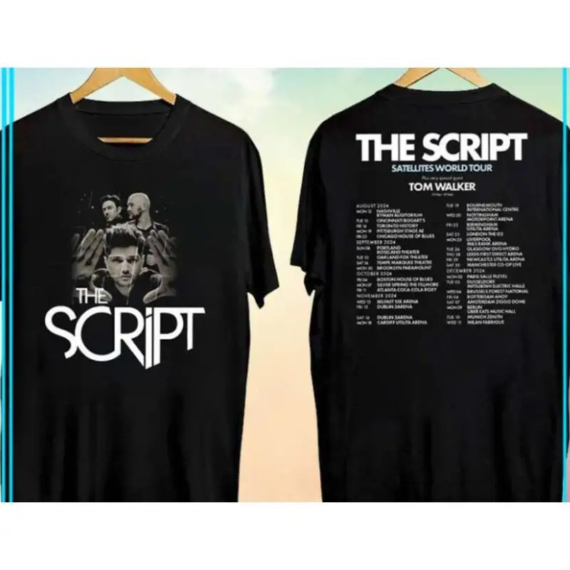 

Футболка группы The Script Tour 2024.