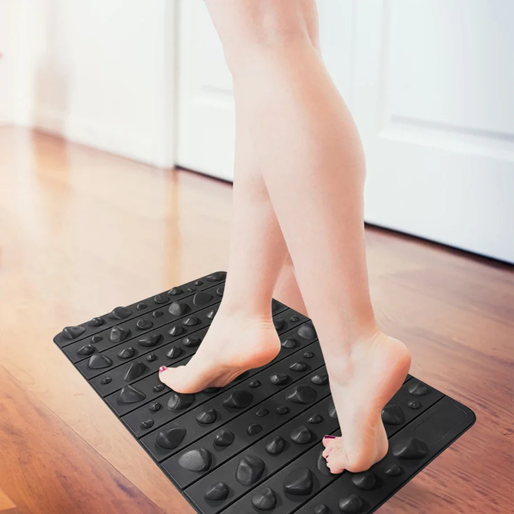 

Foot Massage Mat Foldable Stone Pattern Foot Walk Stone Massage Foot Pad For Grown-ups 50cm x 30cm x 2cm