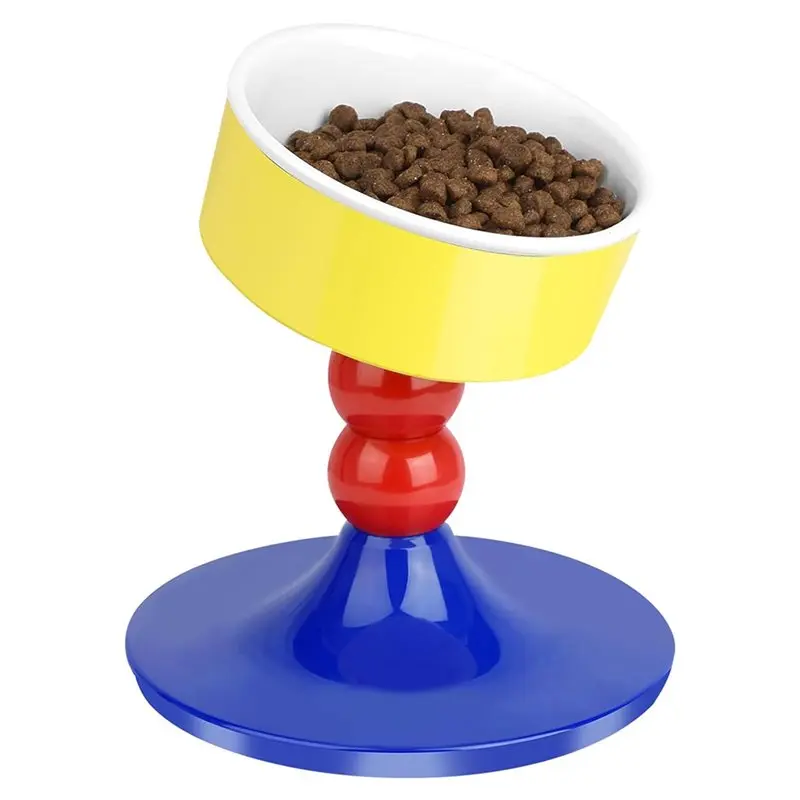 

LLCS-Pet Bowl Adjustable Height And Angle Pet Bowl Pet Food Bowl For Kitty Small Dogs