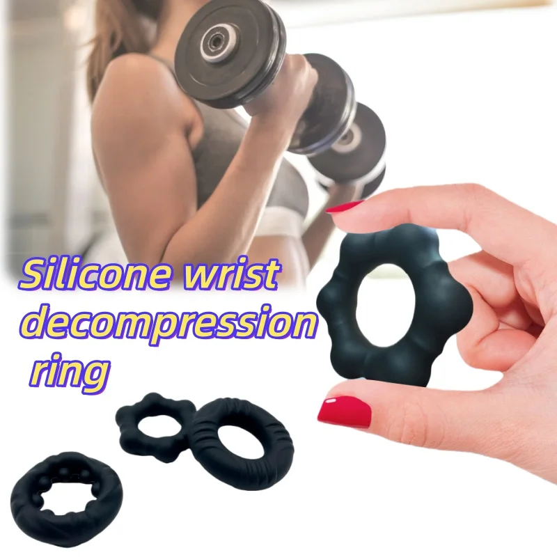 

Petite and Portable Male Finger Decompression Ring Multi Functional Massage Trainer Delay Enhanced Sensitivity Bedroom Supplies