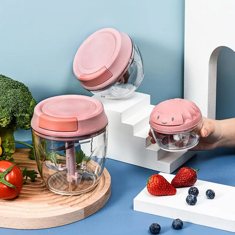 Manual Glass Garlic Presser Garlic Paste Maker Hand Operated Garlic Grinder Kitchen Tool for Cooking And Baking
