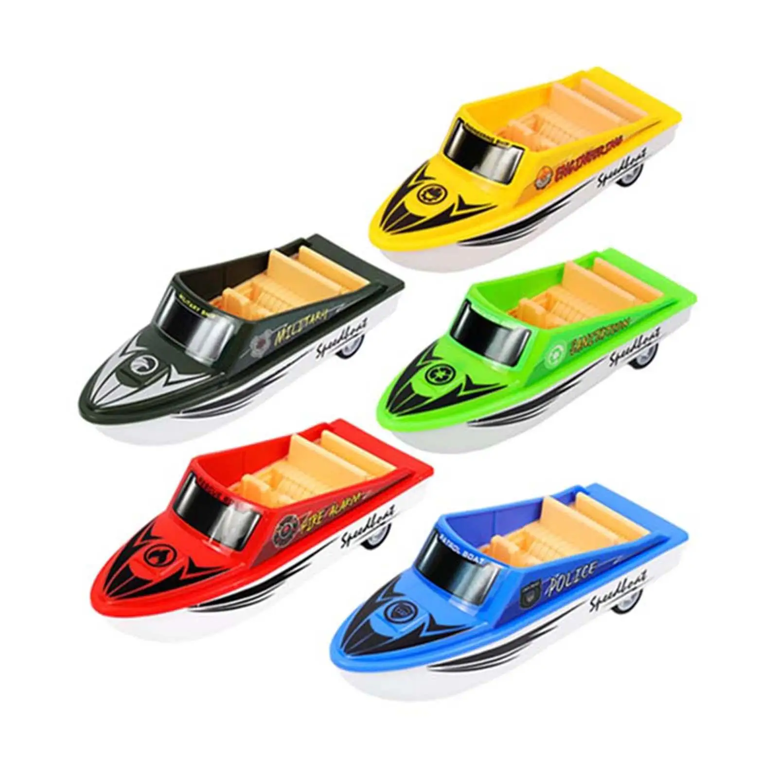 5個セット ミニプルバックボート シミュレーション デスクトップデコレーション リアルな子供用乗り物 おもちゃ 男の子向け 3歳 4歳 5歳 6歳 ギフト