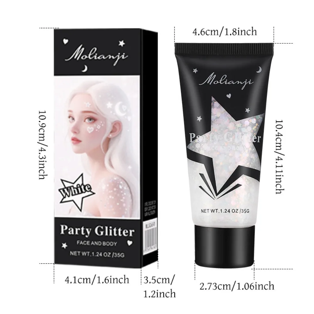 液体グリッターアイシャドウジェルクリスマスメイクカメレオンキラキラアイシャドウヘアフェイスボディネイルDIYパーティー多機能メイクアップ