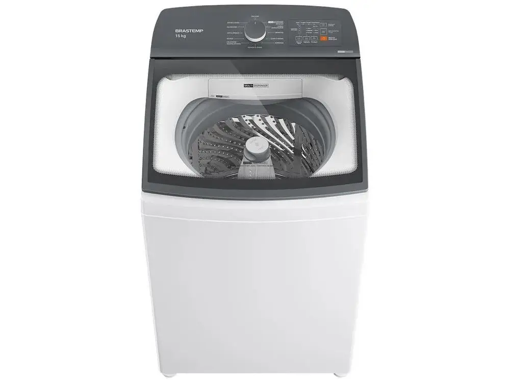 Lavadora de Roupas Brastemp 15kg Cesto Inox - 110V