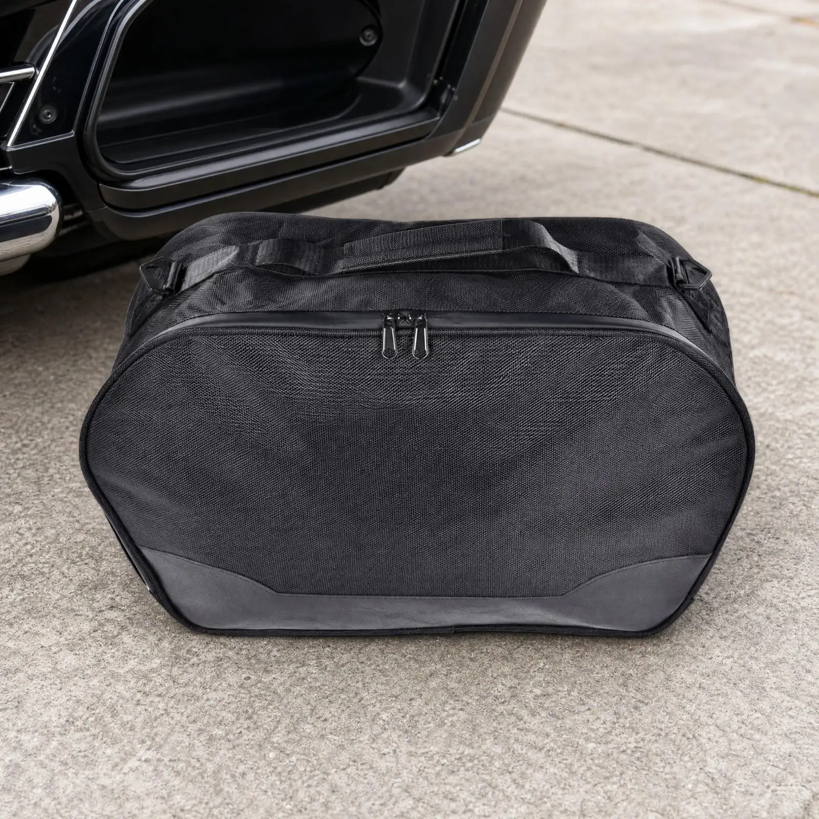 Motorcycle Side Saddlebag Insert Structured Tourer Model GL1800 Saddlebag Liner Zippered