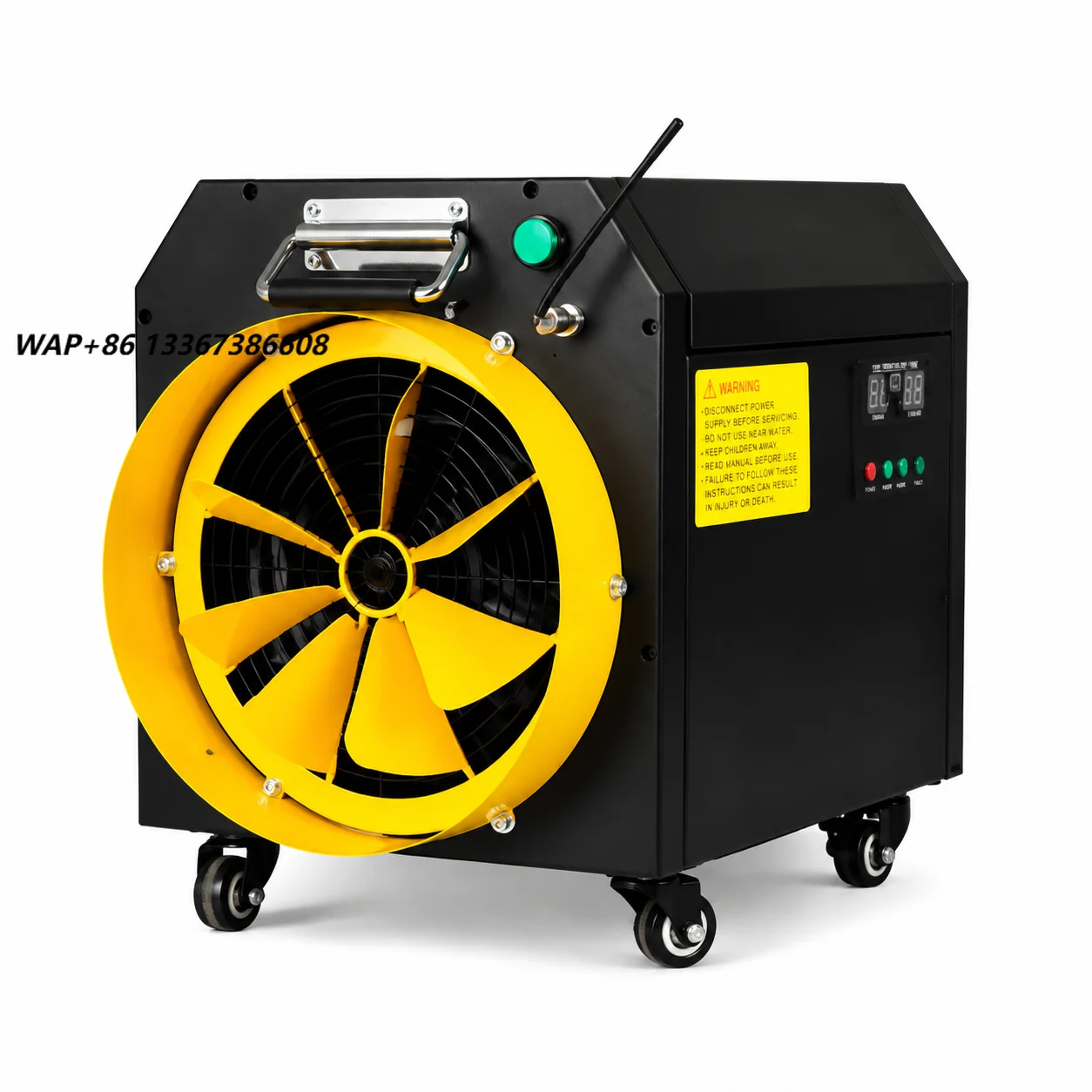 15KW High Power Portable Industrial Electric Heater Fan Mobile Hot Air Blower Industrial Heater for Factory Greenhouse Farm
