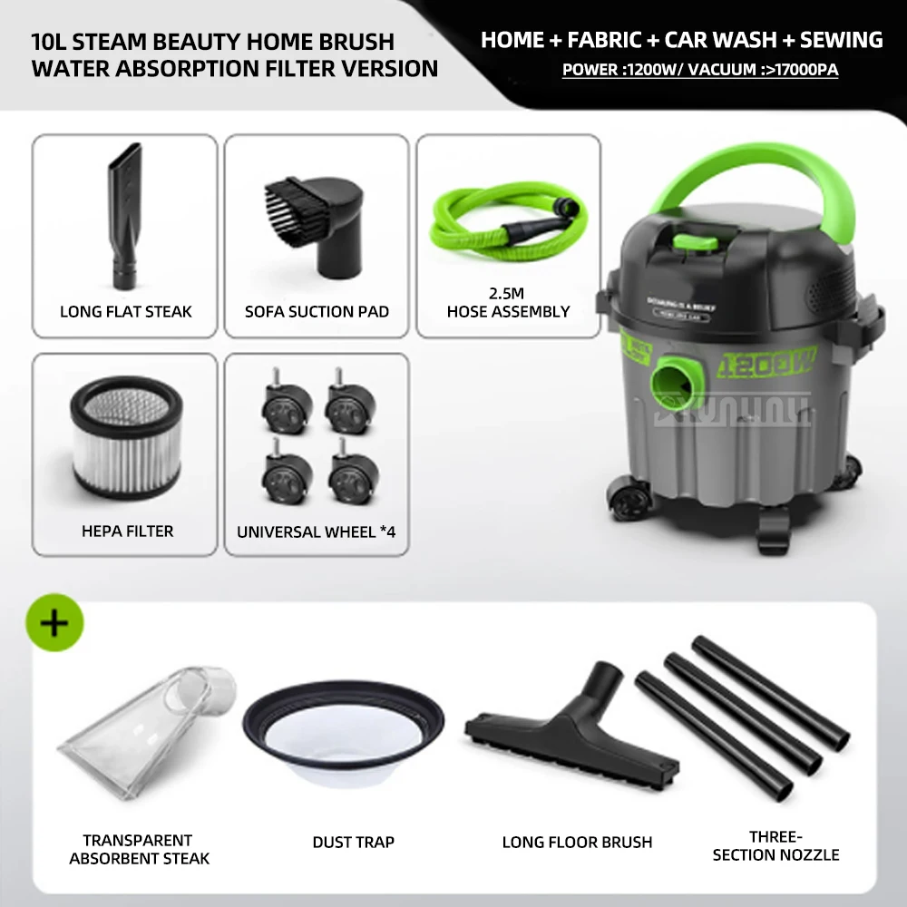 High Suction Vacuum Cleaner High-power Robot Aspirapolvere Vacuum Cleaner Car Wash Meisew Cleaning