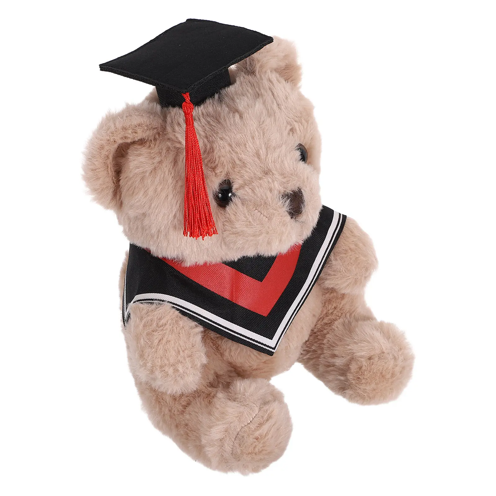 

Graduation Bear Stuffed Animal Class of 2026 Red Tassel Collar Grad Party Favor for Her Him Daughter Son Preschool to