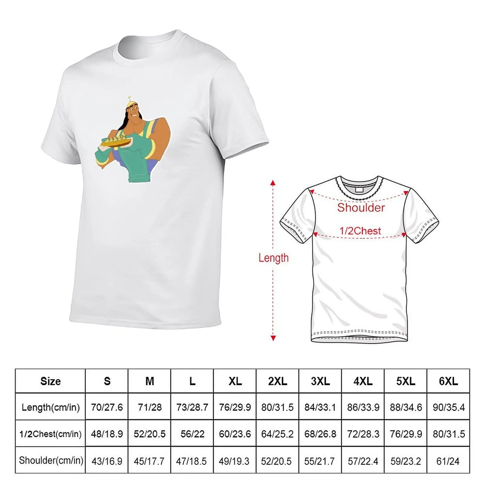 Kronk Emperors New Groove Spinach Puffs T-Shirt Aesthetic clothing aesthetic clothes men t shirts