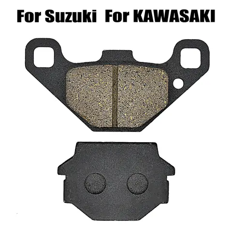 For Suzuki KSR KMX KX KLE ZZR ZXR ZR KLX GPZ KL KLR 125 200 250 400 500 650 For SUZUKI GSXR50 GN125 Motorcycle Rear Brake Pads