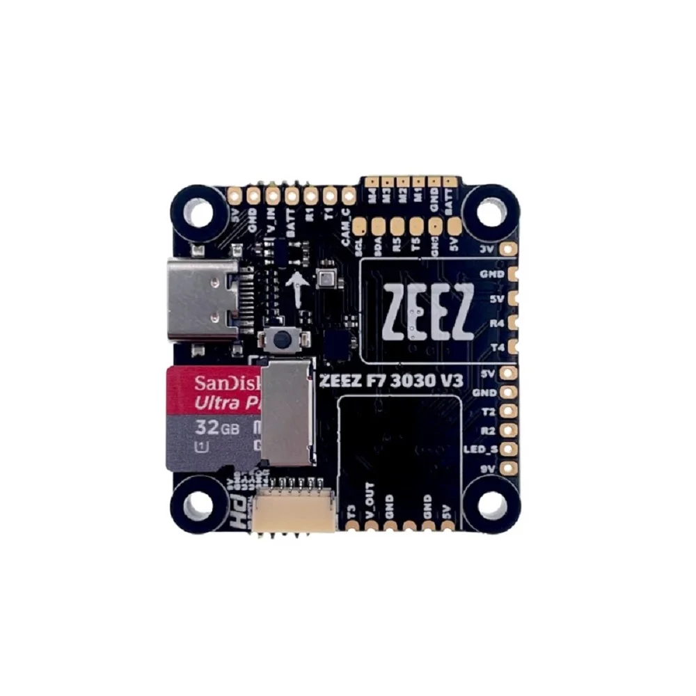 

ZEEZ F7 3030 V3 Flight Controller 8 Motor Output Dji HD System Ready Flight Controller With For RC FPV Racing Drone