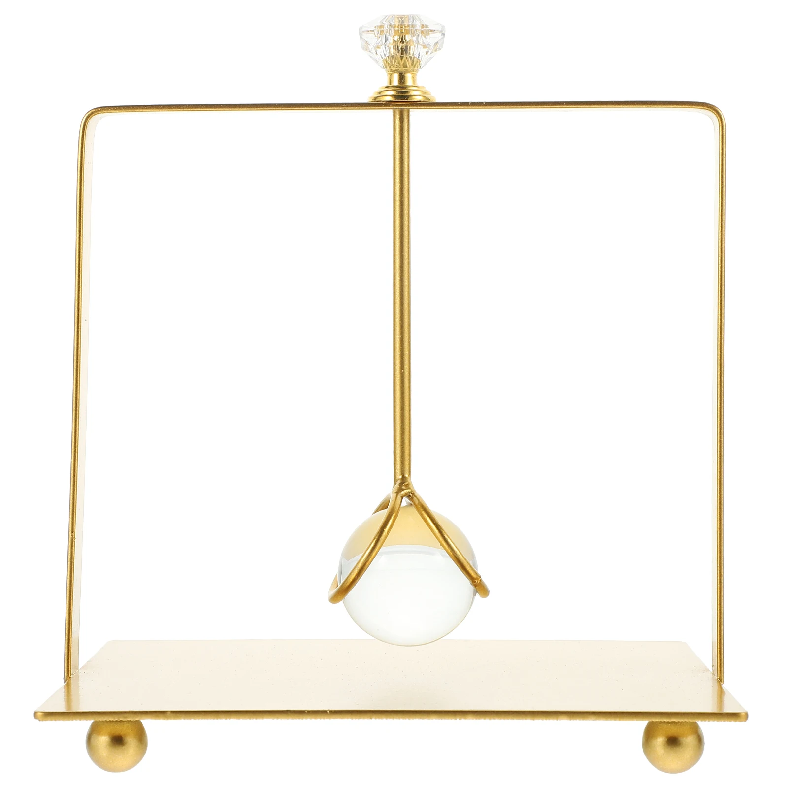 

Luxury Crystal Ball Square Metal Napkin Holder Gold St Windproof Tissue Box Exquisite Decorative Iron Table Accessory