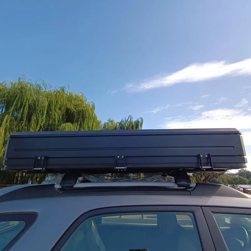 2-3 Person Aluminum Clamshell Hard Shell Roof Top Tent Car Hard shell Rooftop Tent RTT for 4x4 Offroad Camping
