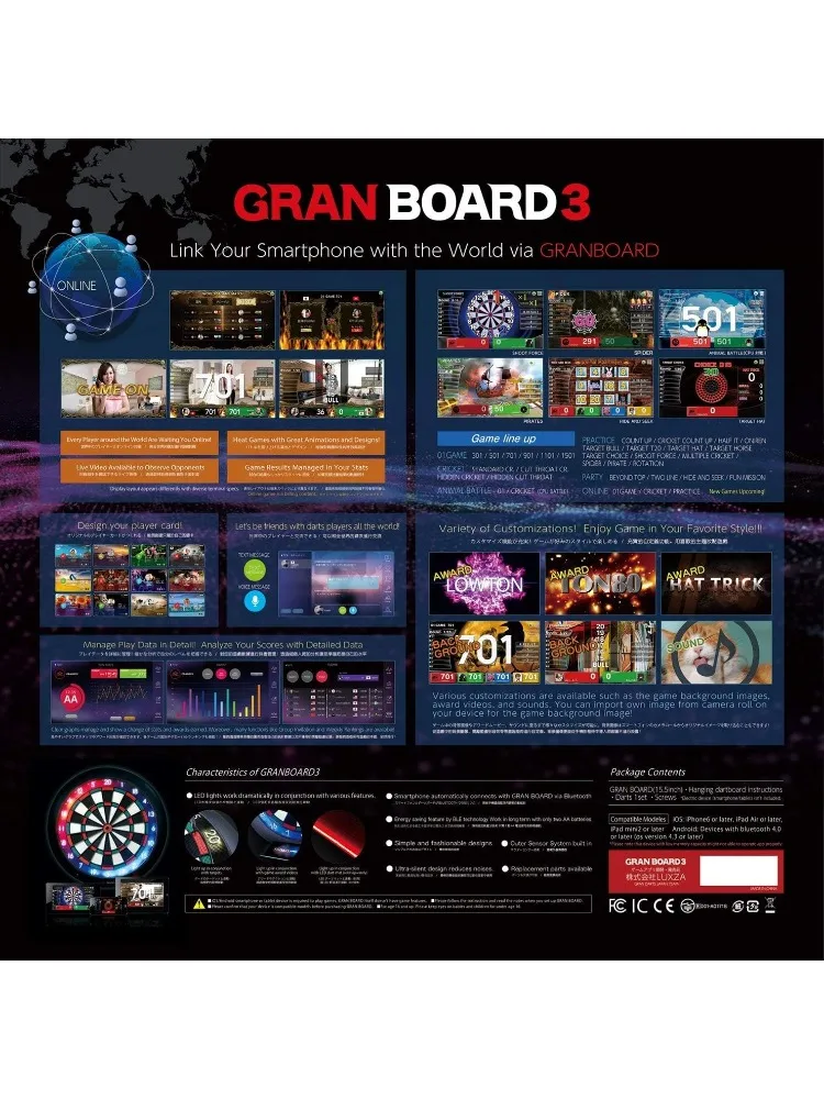 Diana electrónica Bluetooth 3s - Azul