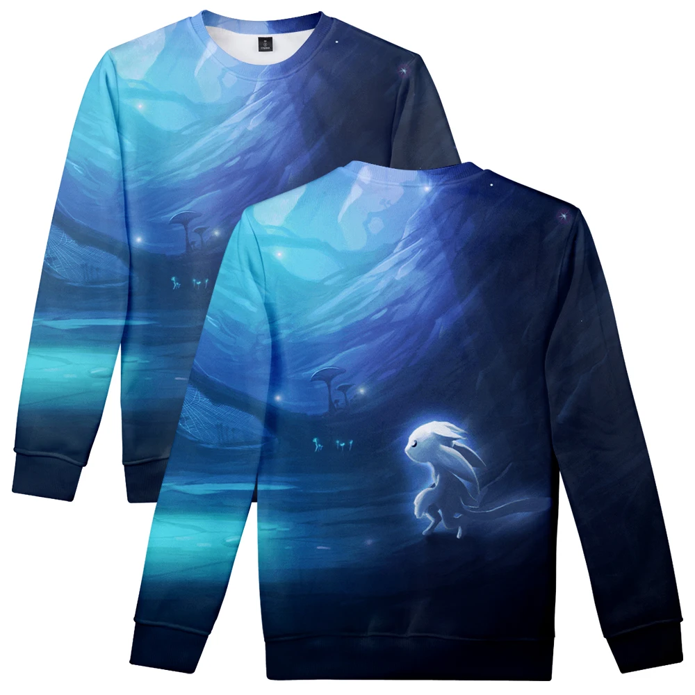 Ori and the Will of the Wisps O-Neck Sweatshirt Women/Men Fashion Long Sleeve Sweatshirts 3D Prints Casual Streetwear Clothes