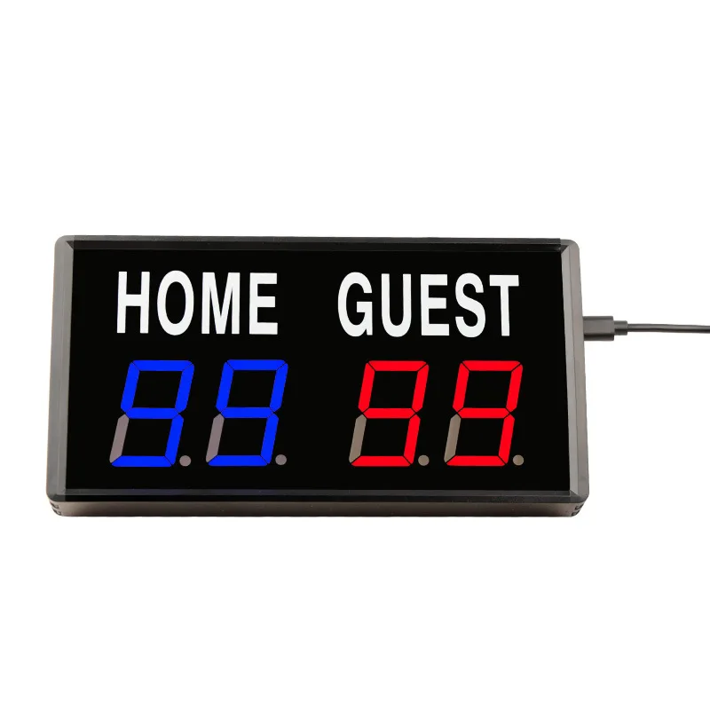 Wireless Remote Control LED Football Scoreboard, Portable Multi-functional Basketball Billiards Table Tennis Equipment