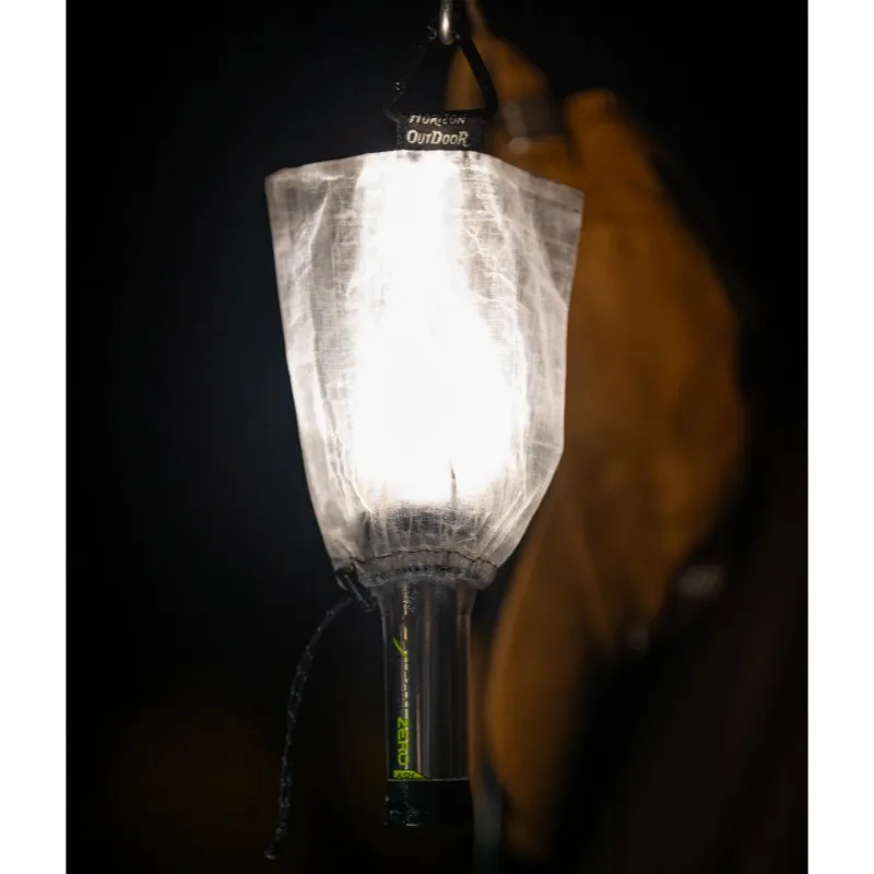 [HODRGEAR] STASHLITE Dyneema DCF Stuff Sack Ultralight Lantern Diffuser 1.0oz Bag Cuben Fiber for Outdoor Camping Hiking
