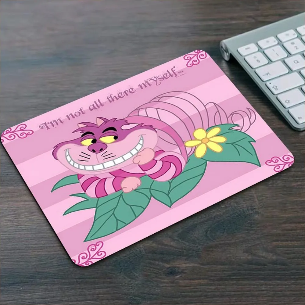 Disney Alice In Wonderland Cheshire Cat Mousepad Custom Skin Desktop Desk Mat Kawaii Gaming Accessories Pad Padmouse Play Mats