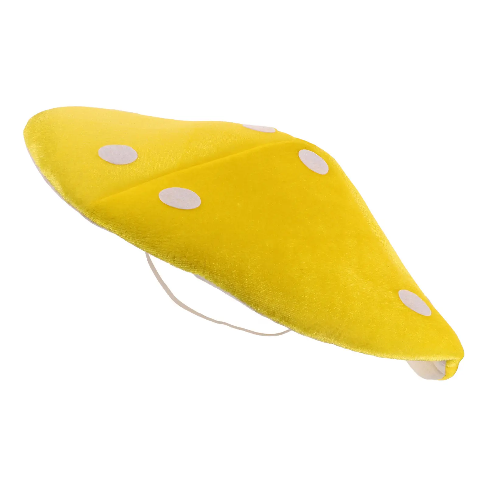

Eyecatching Yellow Mushroom Hat Costume Accessory for Kids Bright Colors Unique Shape Party Favors Halloween Mushroom Hat Kids